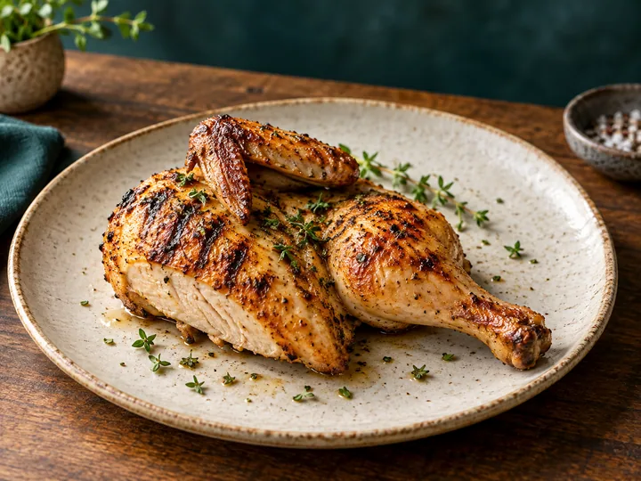 Halbes Grillhähnchen