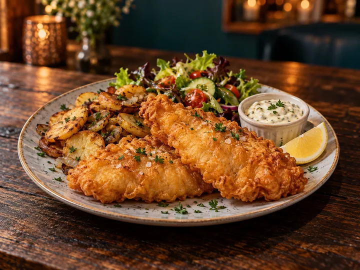 Heißer Backfisch